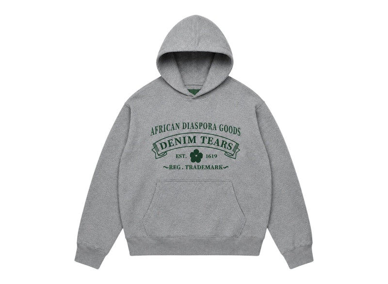 Denim Tears ADG Hoodie Grey Green