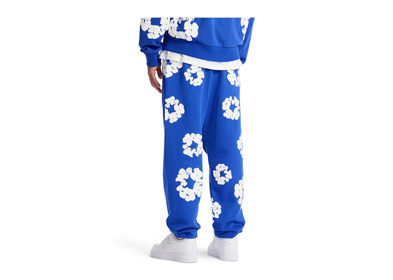 Denim Tears The Cotton Wreath Sweatpants Royal Blue