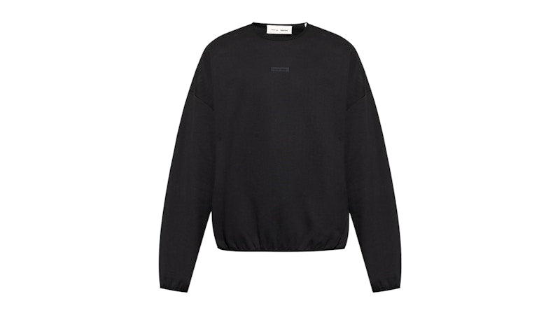 Fear of God Essentials Fleece Hoodie Jet Black