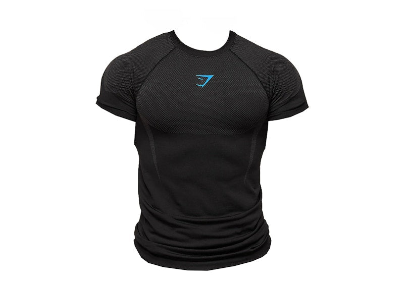Gymshark Onyx 5.0 Seamless T-shirt Black/Onyx Grey