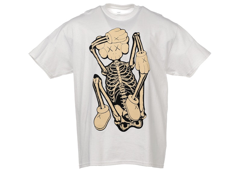 KAWS SKELETON NEW FICTION T-shirt Bone