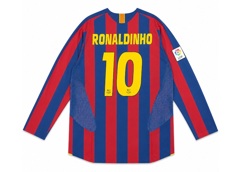 Nike FC Barcelona Re-Issue 2005/06 Ronaldinho #10 Home Jersey Multicolor
