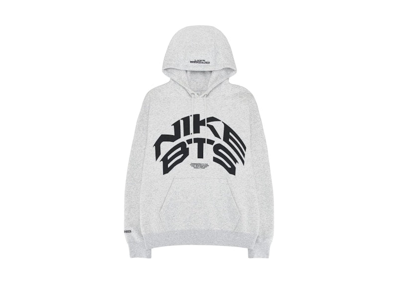 Nike x BTS Fleece Pullover Hoodie Birch Heather