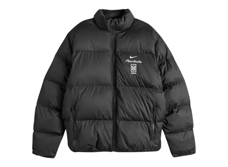 Nike x PEACEMINUSONE Korea KFA Puffer Jacket Black