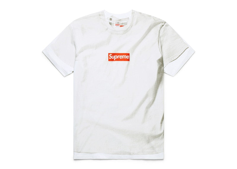 Supreme MM6 Maison Margiela Box Logo Tee White