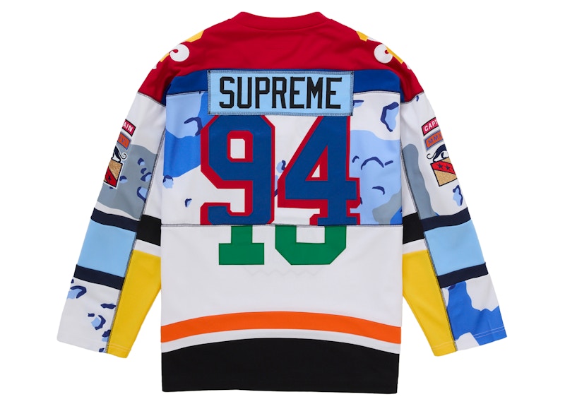 Supreme Paneled Hockey Jersey White