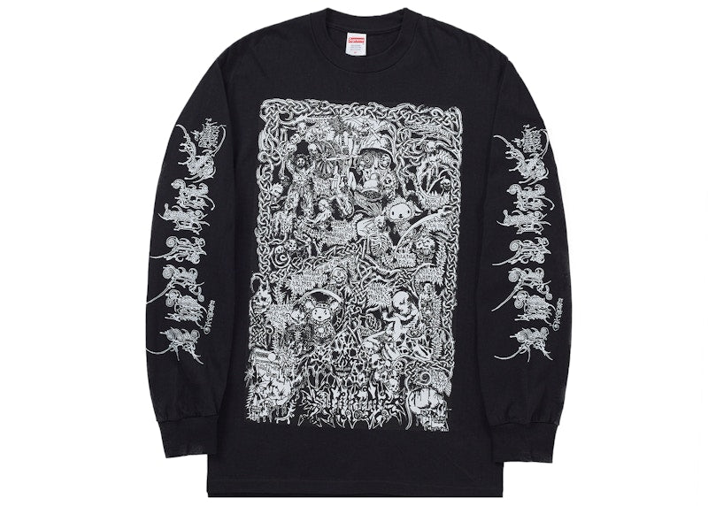 Supreme Wombat L/S Tee Black