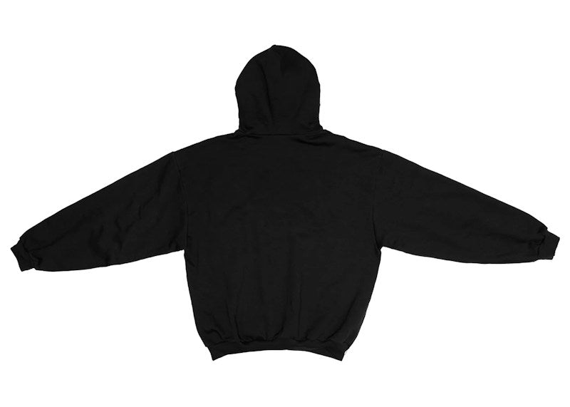 Yeezy Gosha Black Dogs Hoodie Black