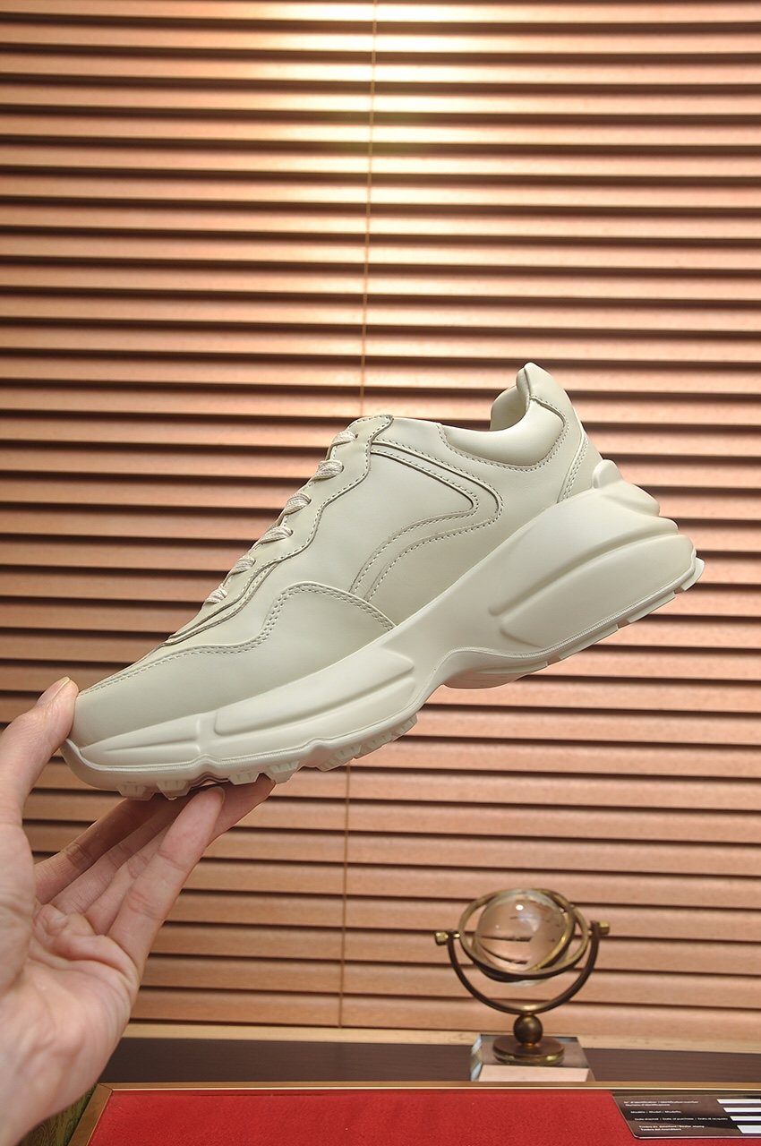 Gucci Blue Graphic Sneakers — side