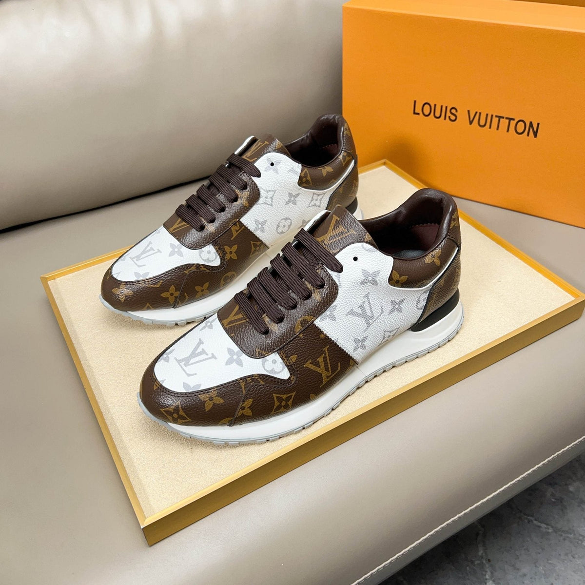 Louis Vuitton Monogram Low-Top Sneakers — front