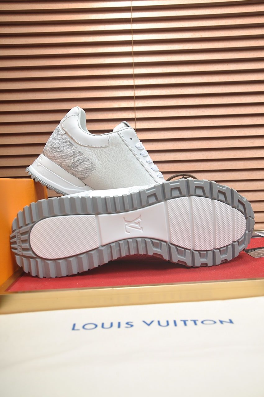 Louis Vuitton Monogram Panel Low-Top Sneakers — front
