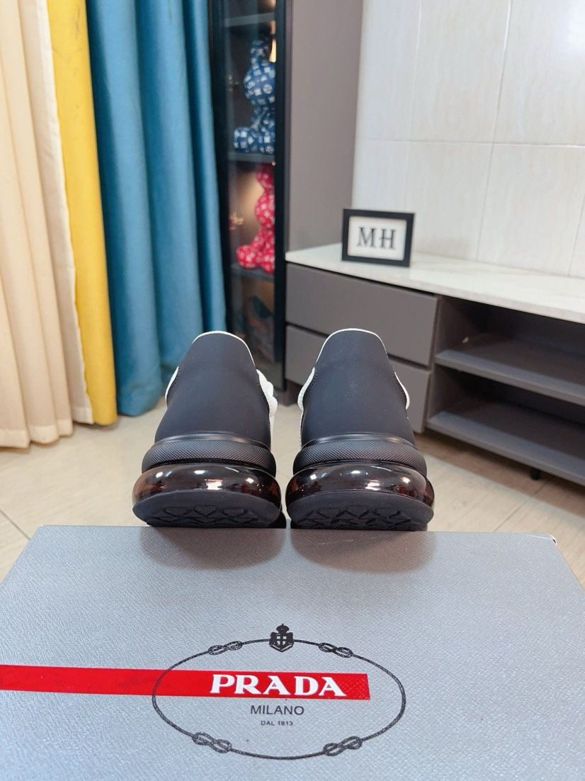 Prada Mesh Panel Men’s Sneakers — back