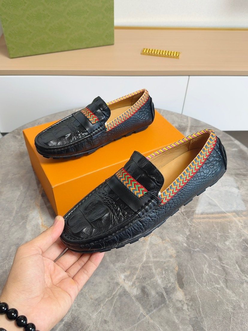 Men's Moc-Toe Slip-On Loafers — side
