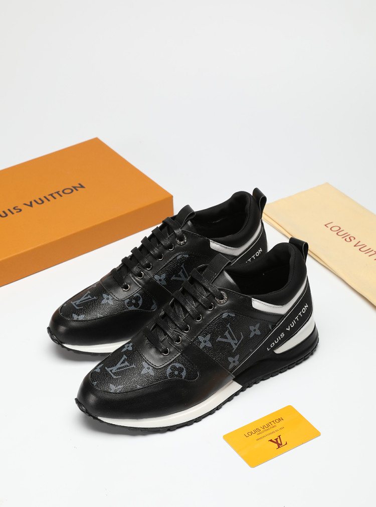 Louis Vuitton Patterned Panel Sneakers — hero