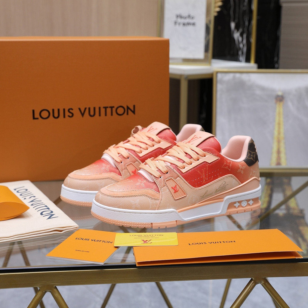 Louis Vuitton Color-Blocked Low-Top Sneakers — hero