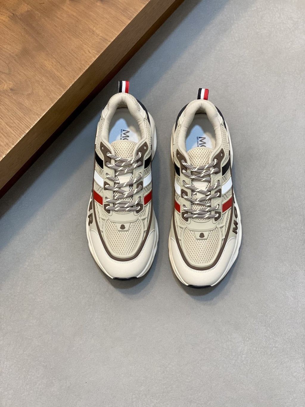 Moncler Mesh Panel Sneakers — front