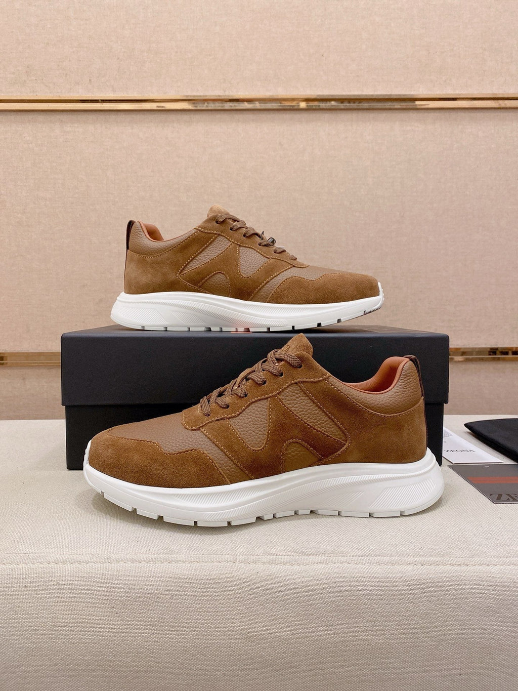 Zegna Textured Low-Top Sneakers — hero
