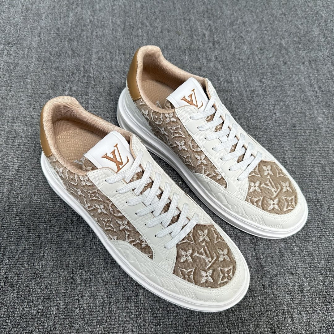 Louis Vuitton Monogram Low-Top Sneakers — front